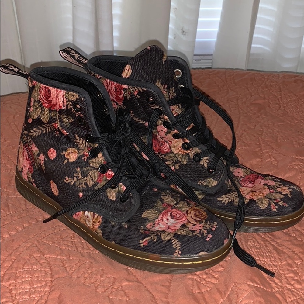Dr. Martens Floral Boots